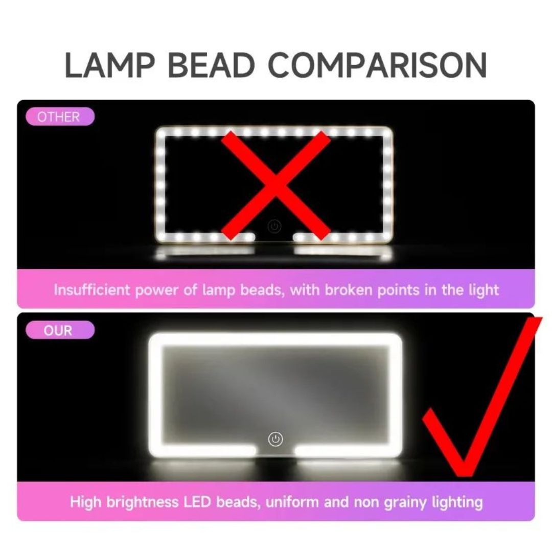 GlamDrive™ LED Visor Mirror